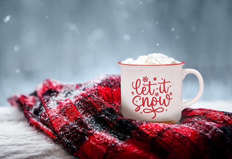 Mug - Let it snow